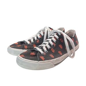 Row One San Francisco Giants MLB Canvas Low Top Sneakers Women's Size 9 Baseball